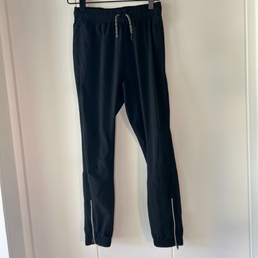 Hanna Andersson YOUTH Black track pant joggers size 10